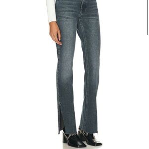 GRLFRND Dark Blue Flare Jeans